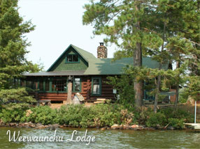 Image of the Executive Home at Angler's Isle Northwoods Resort.